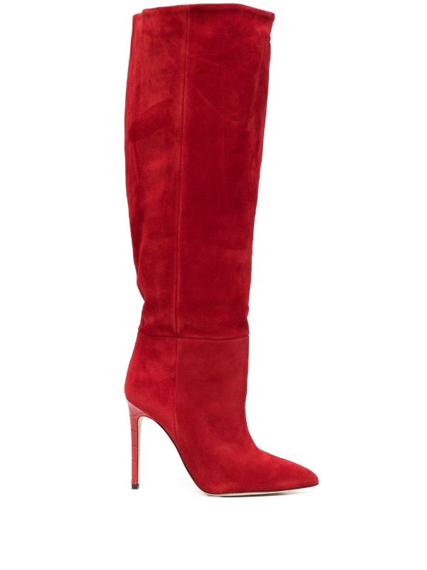 pointed toe knee high boots