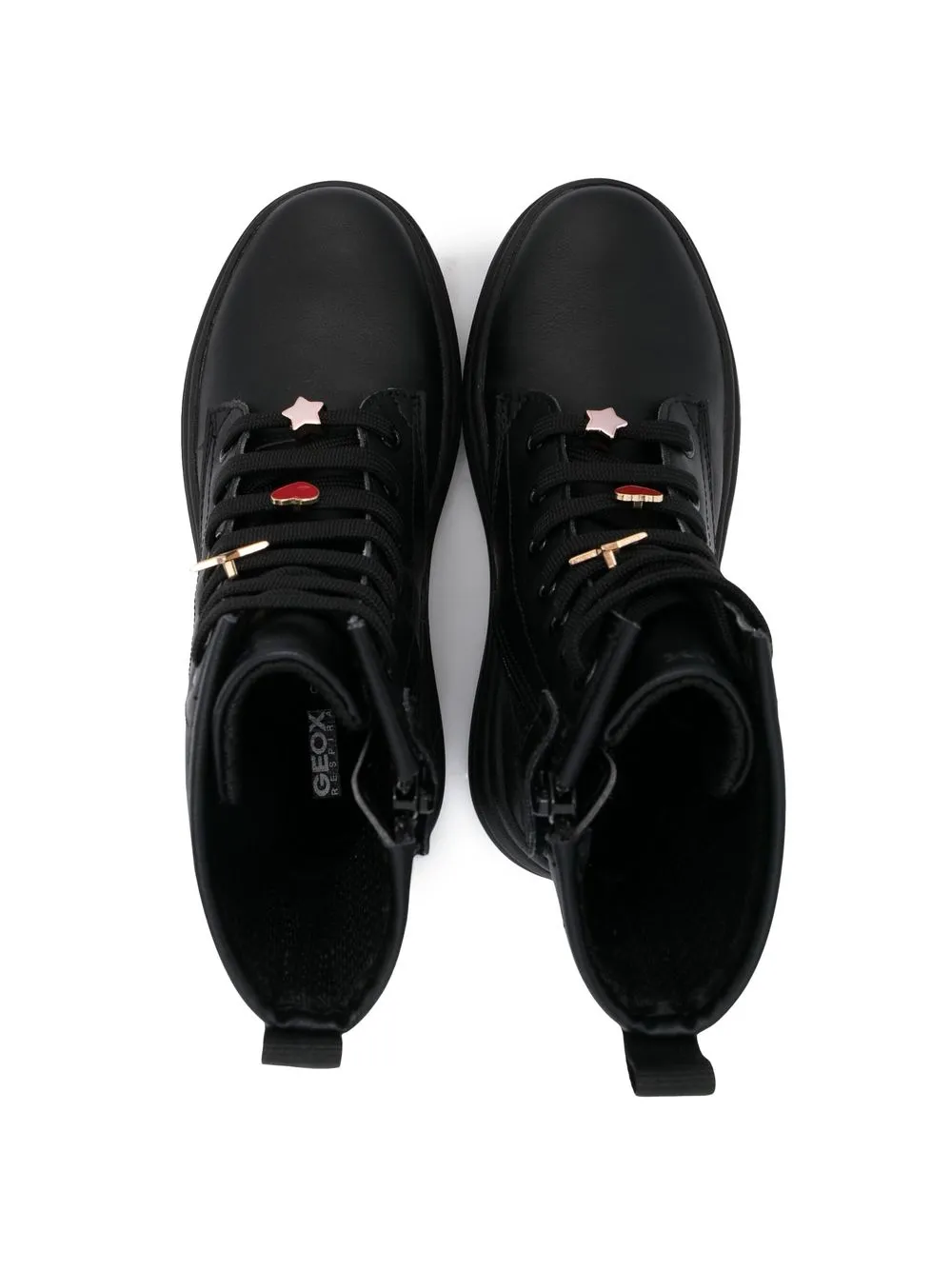  Geox Kids Phaolae Charm Boots - Black 