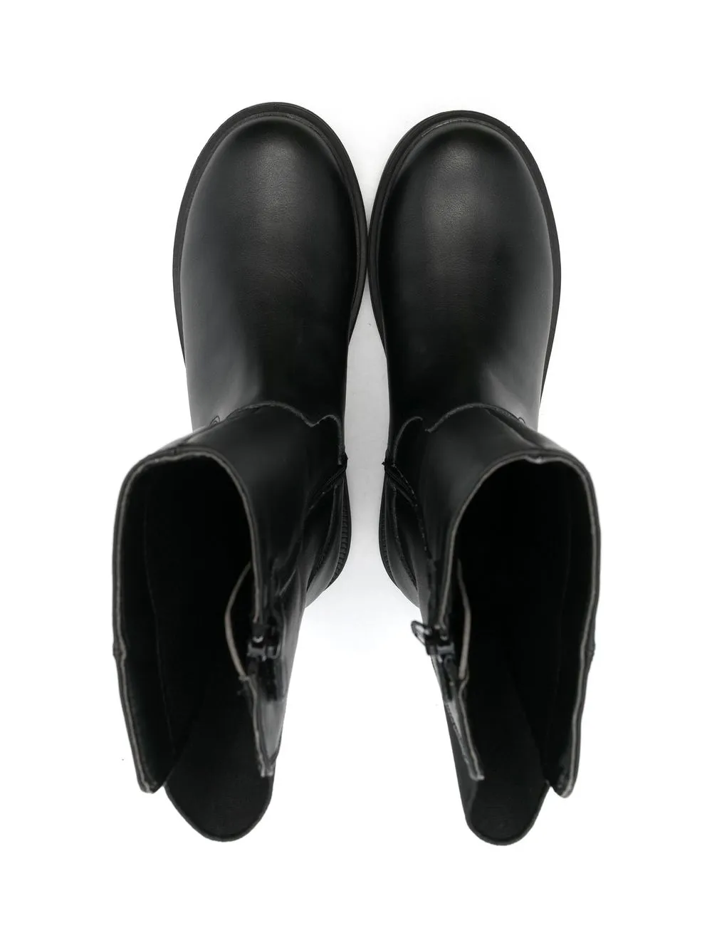  Geox Kids Eclair Faux-leather Mid-calf Boots - Black 