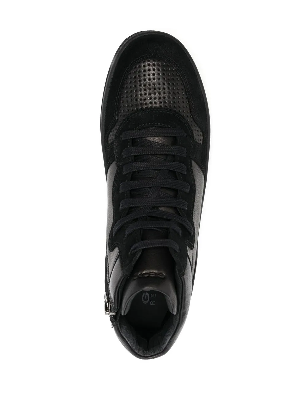 Geox Megnete High-top Sneakers In Black