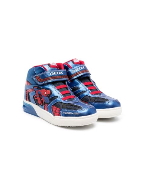 Geox Kids Grayjay Spiderman high-top sneakers