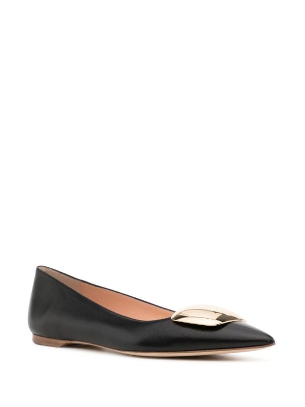 Rupert Sanderson pointed toe Leather Pumps Farfetch