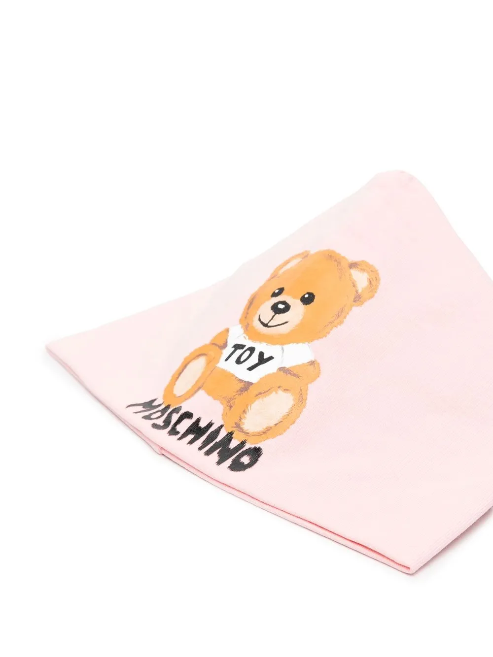 Moschino Kids Katoenen muts - Roze