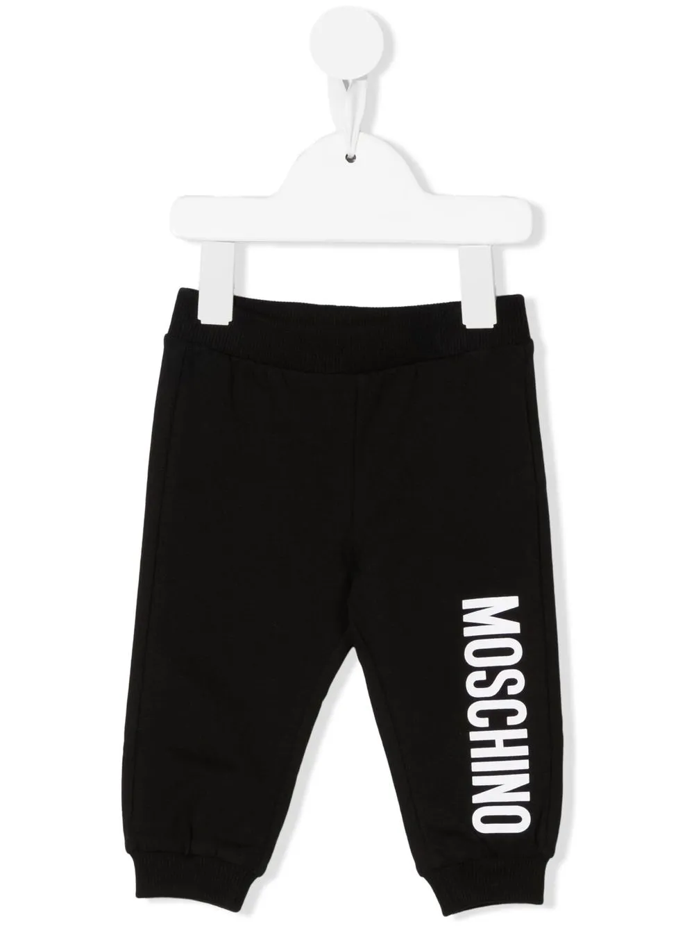 

Moschino Kids logo-print track pants - Black