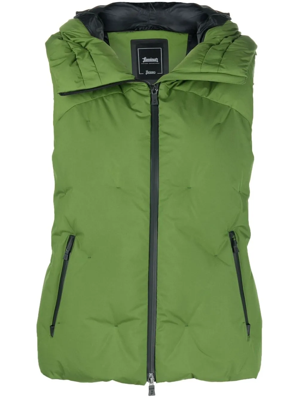 

Herno down zipped gilet - Green