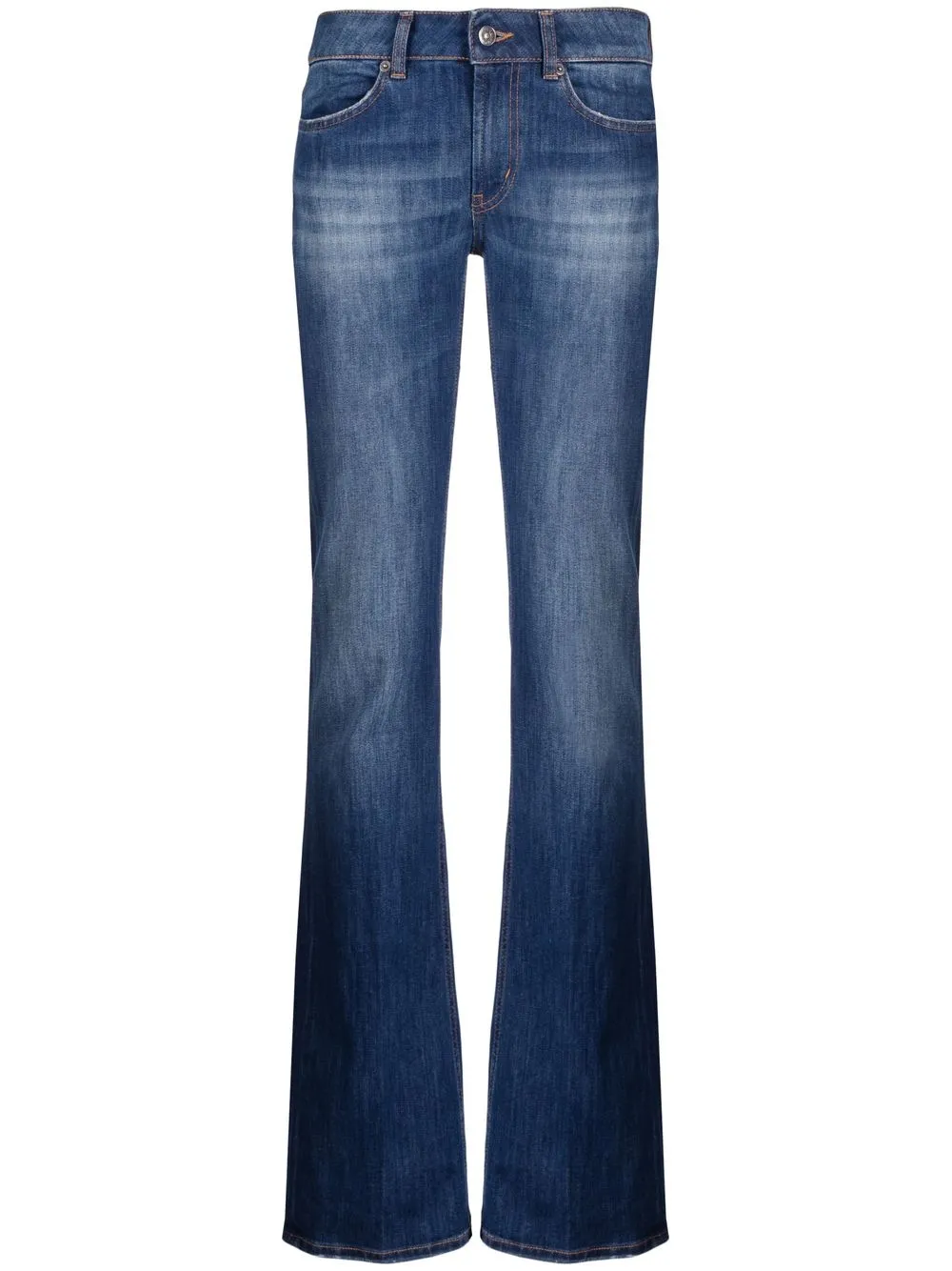 

DONDUP jeans acampanados con tiro bajo - Azul