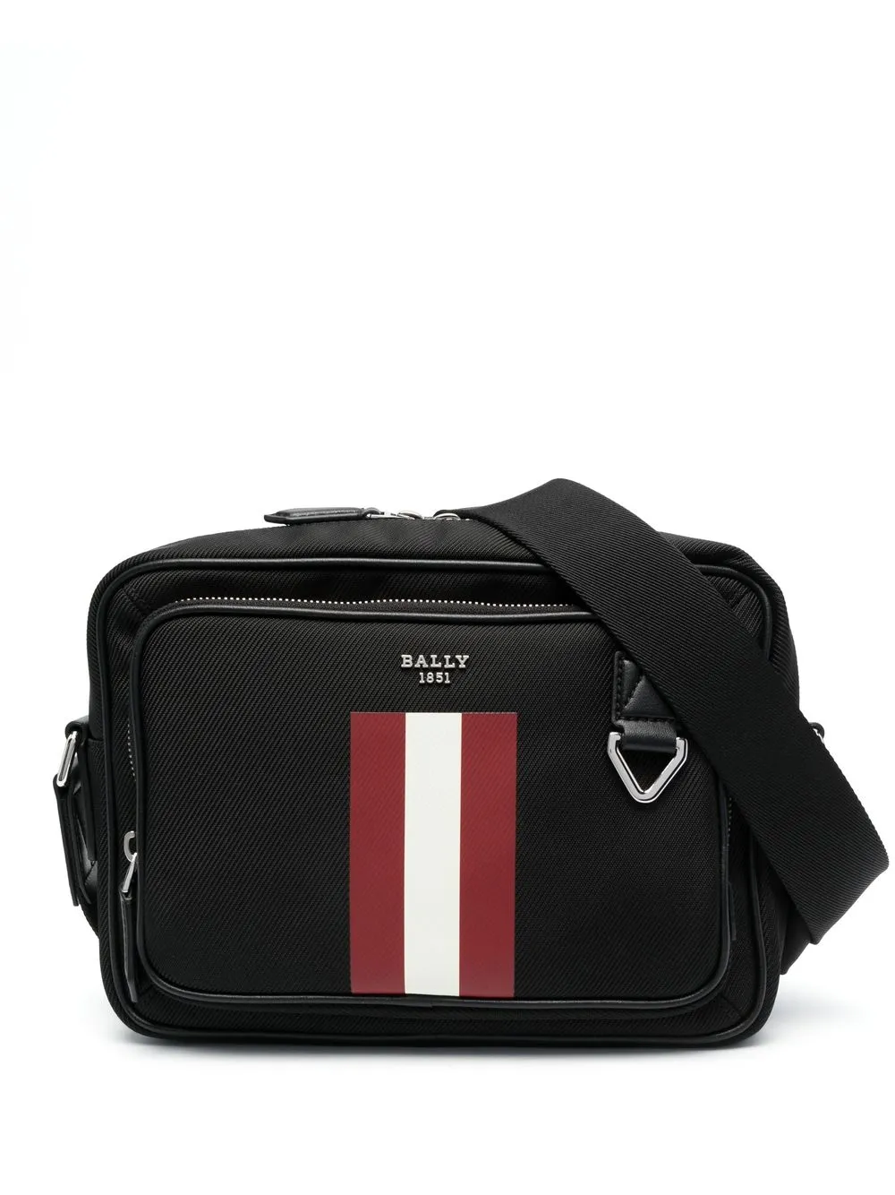 

Bally bolsa de hombro con rayas - Negro