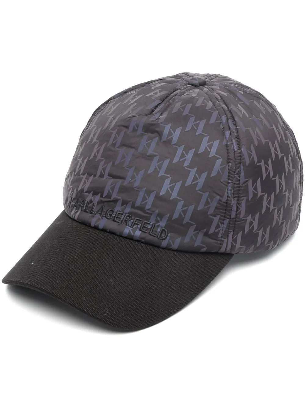 

Karl Lagerfeld gorra con monograma - Negro