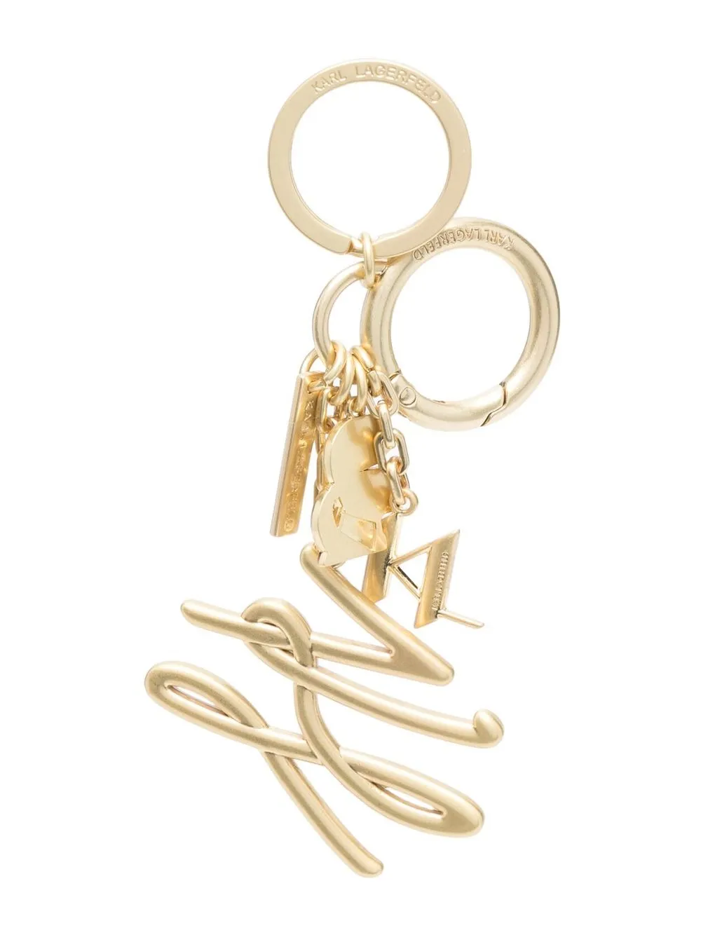 

Karl Lagerfeld K/Autograph keychain - Gold