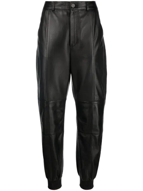 Karl Lagerfeld pantalones tapered con bolsillos 