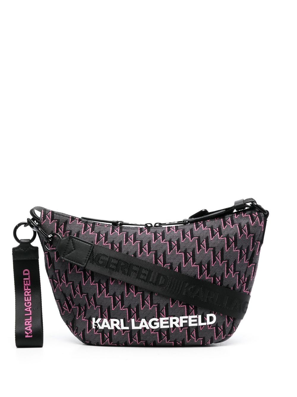 Karl Lagerfeld K/Monogram logo-print Shoulder Bag - Farfetch