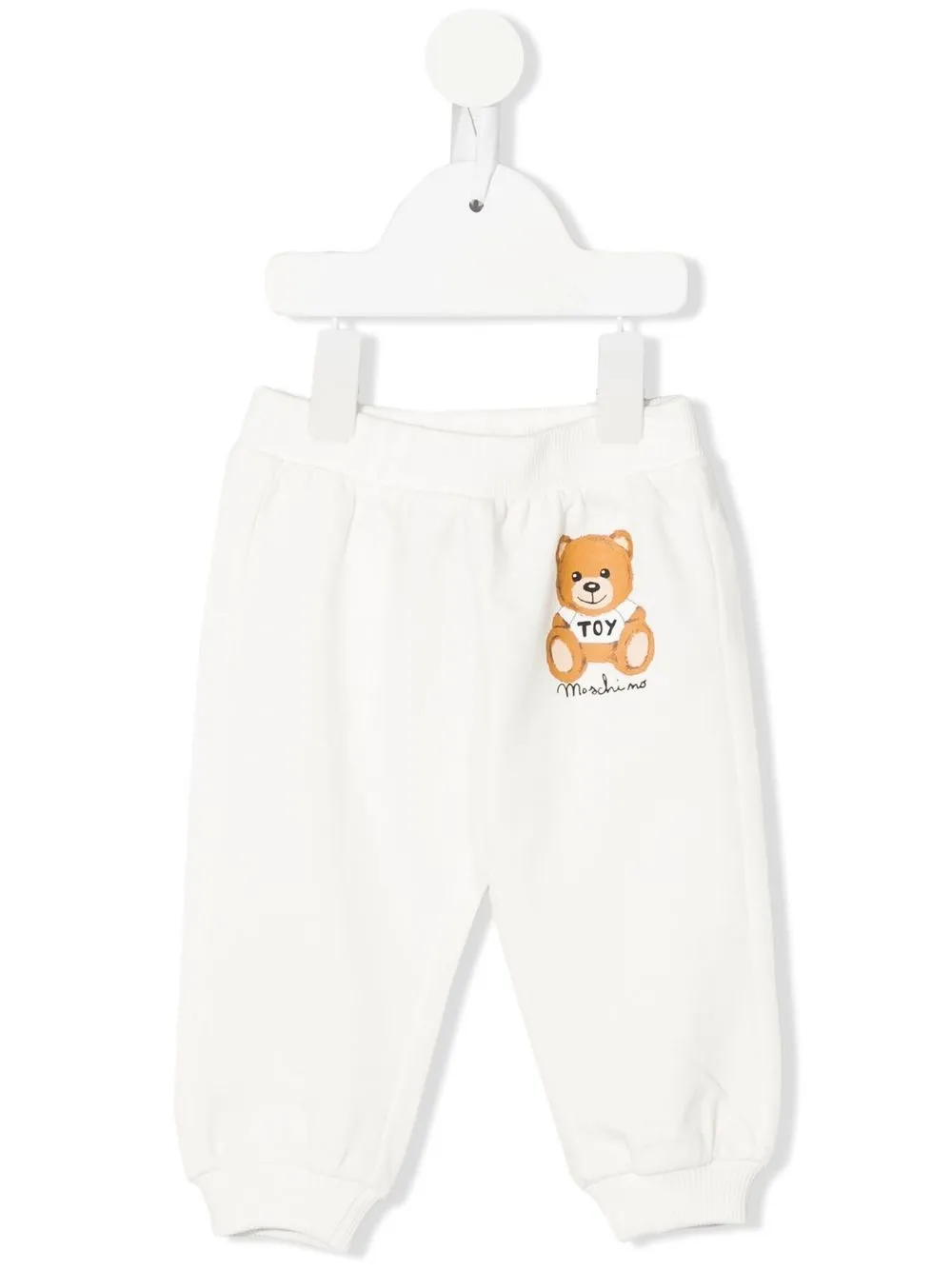 

Moschino Kids pants con estampado Teddy Bear - Blanco