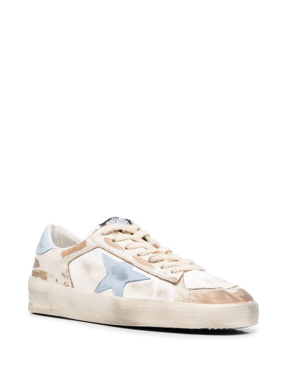 golden goose deluxe brand star patch sneakers - white