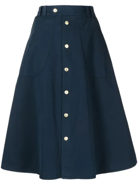 A.P.C. Jamie A-line midi skirt 