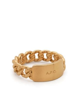 A.P.C. Darwin Chainlink Ring - Farfetch