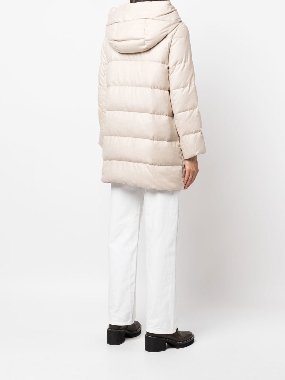 Peserico feather-down Padded Coat - Farfetch