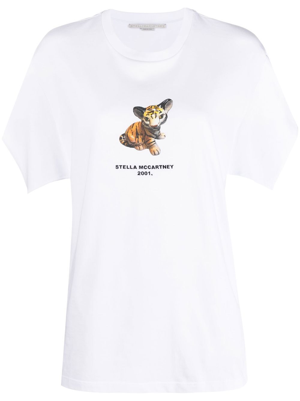 Stella McCartney Tiger-print cotton T-shirt Women