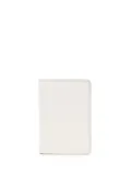 Maison Margiela four-stitch leather card holder - White