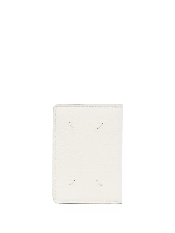 ★Maison Margiela Four Stitch Card Holder White★ Maison Margiela four-stitch Leather Card Holder | White