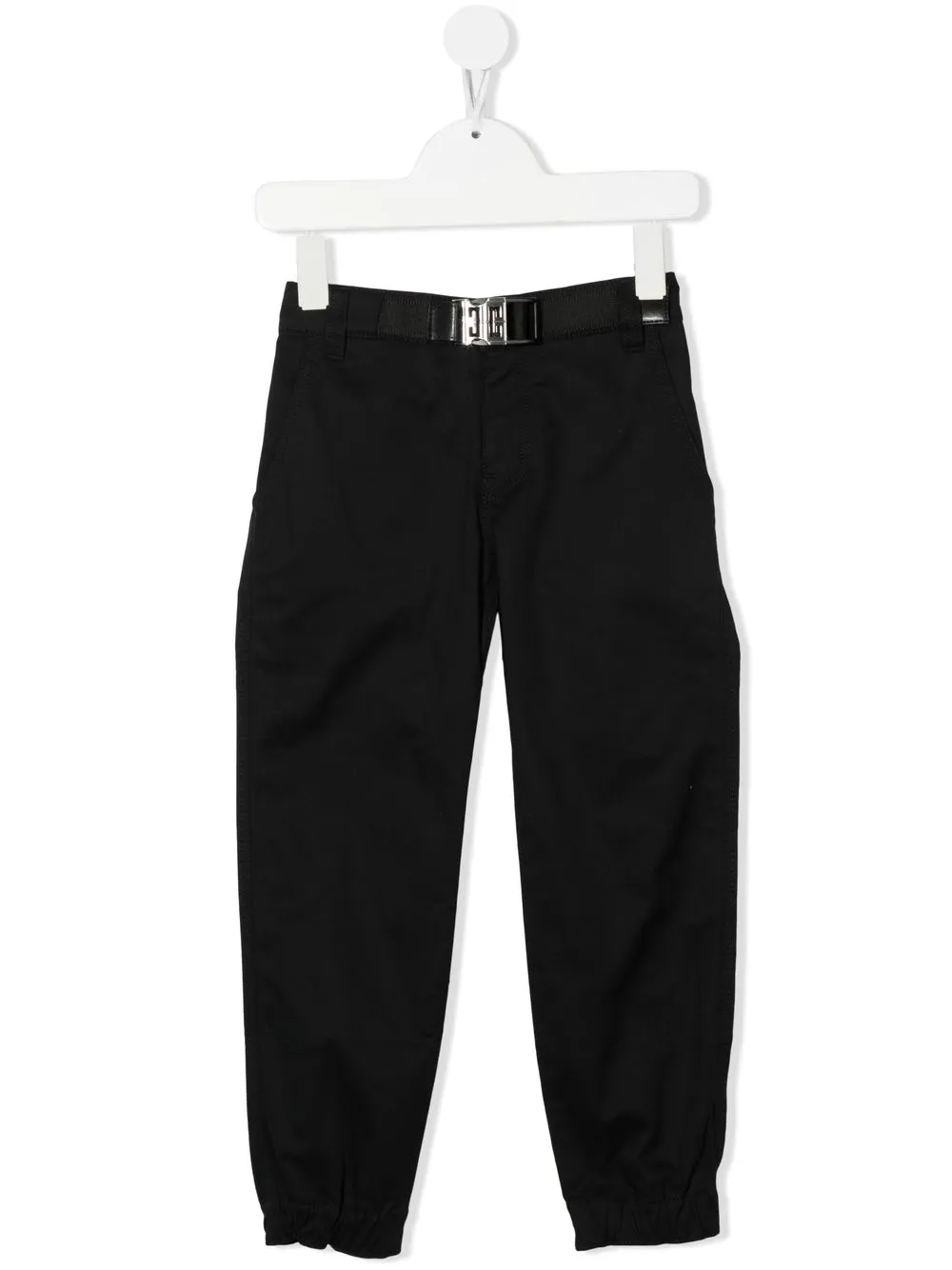 

Givenchy Kids pantalones con cinturón - Negro