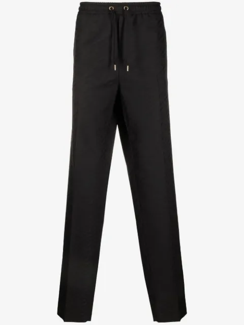 Versace La Greca-print track pants
