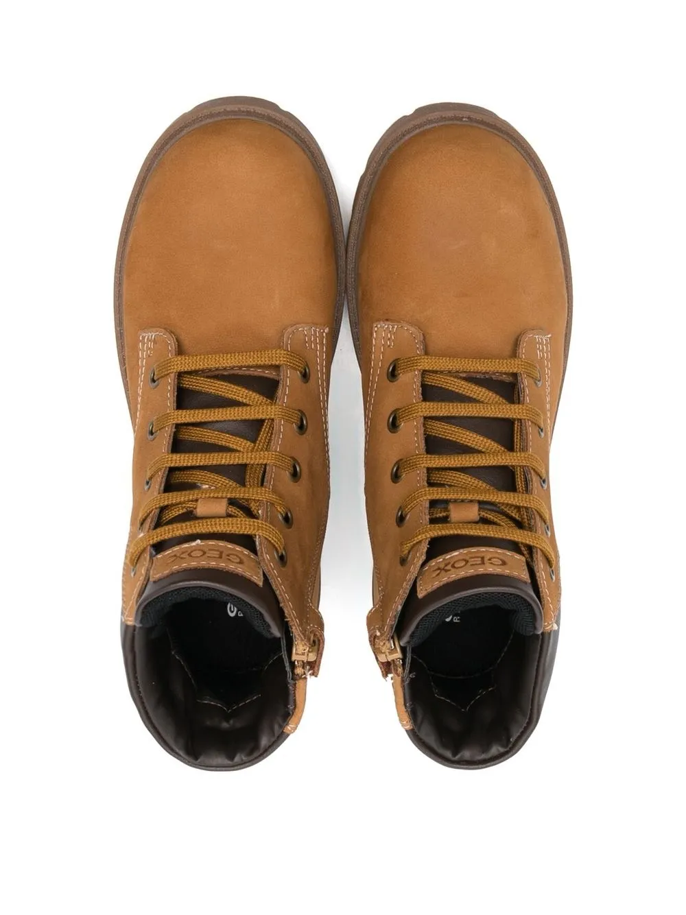 Geox Shaylax Lace-up Boots In 褐色