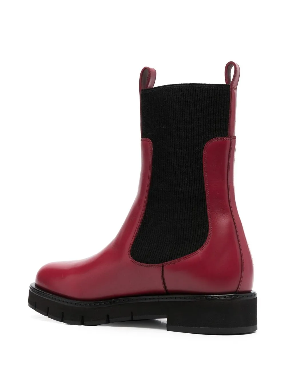  Ferragamo Chelsea Boots Aus Leder   Rot 