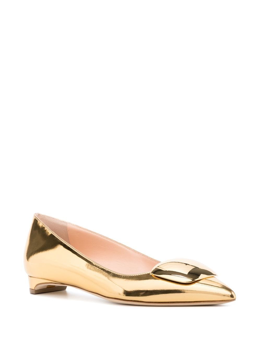 Rupert Sanderson Pumps met puntige neus - Goud