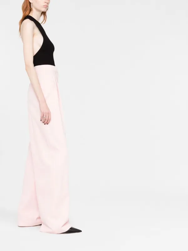 Alexander McQueen pleat-detail Tailored Trousers | Pink