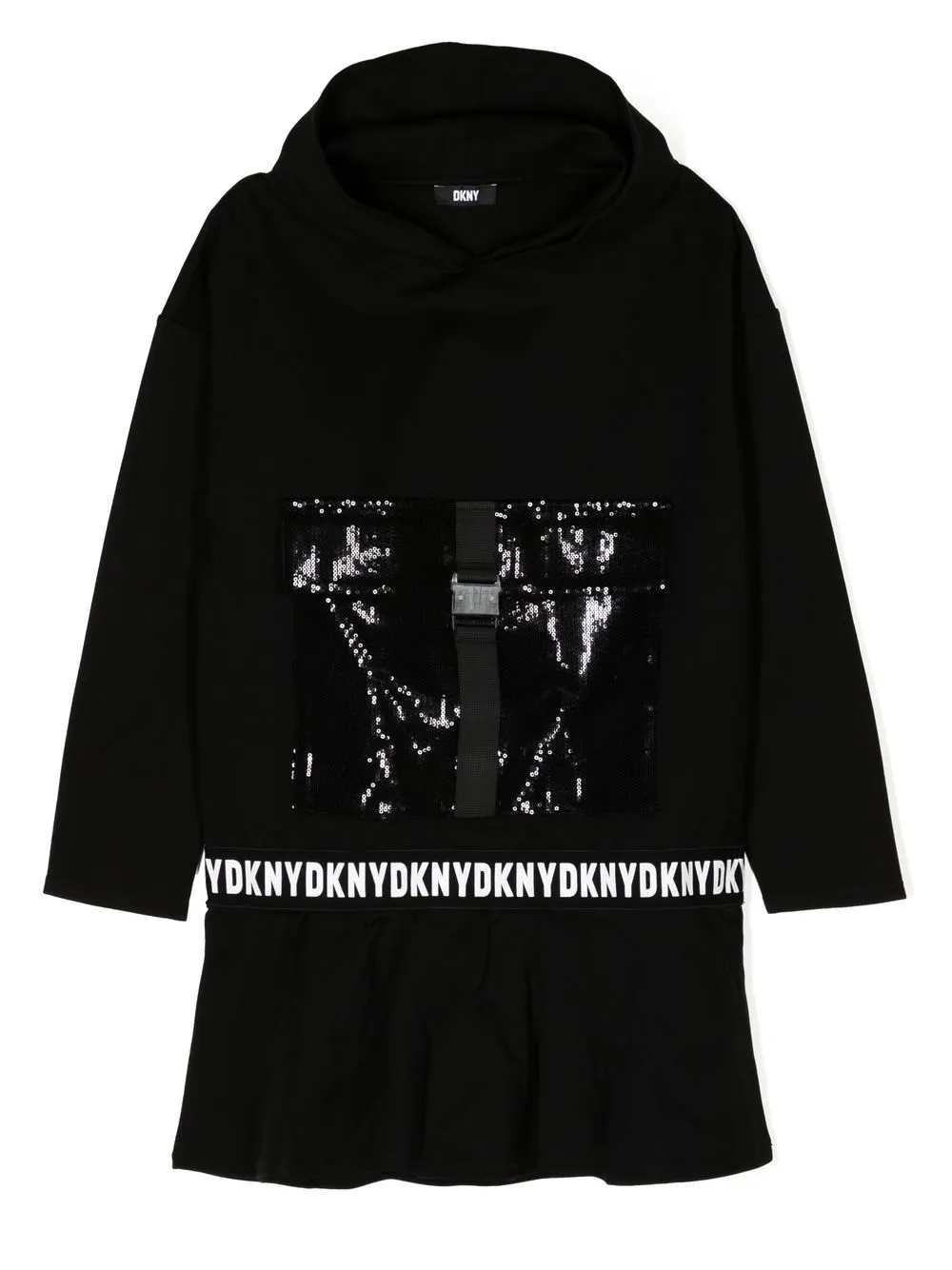 

Dkny Kids TEEN sequin-embellished dress - Black