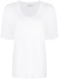 Closed V-neck organic cotton T-shirt - White