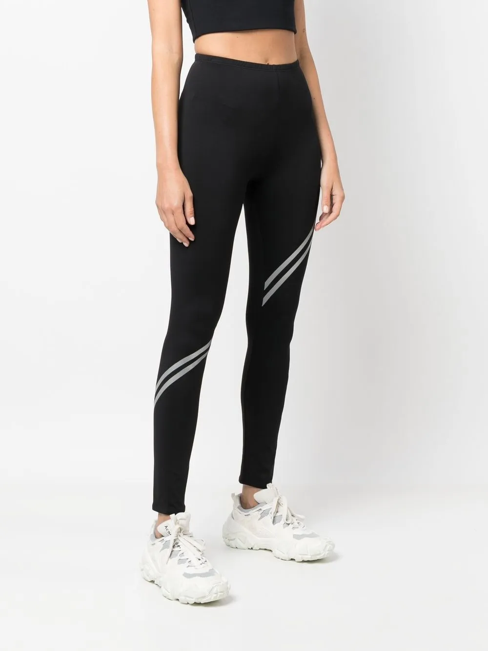 Loewe Logo Techincal Leggings In Black