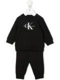 Calvin Klein Kids logo-print tracksuit set - Black