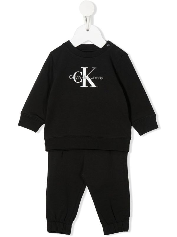 Calvin Klein Kids logo print Tracksuit Set Farfetch