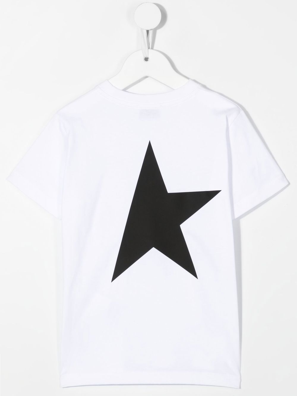 Golden Goose Kids T-shirt met logoprint - Wit