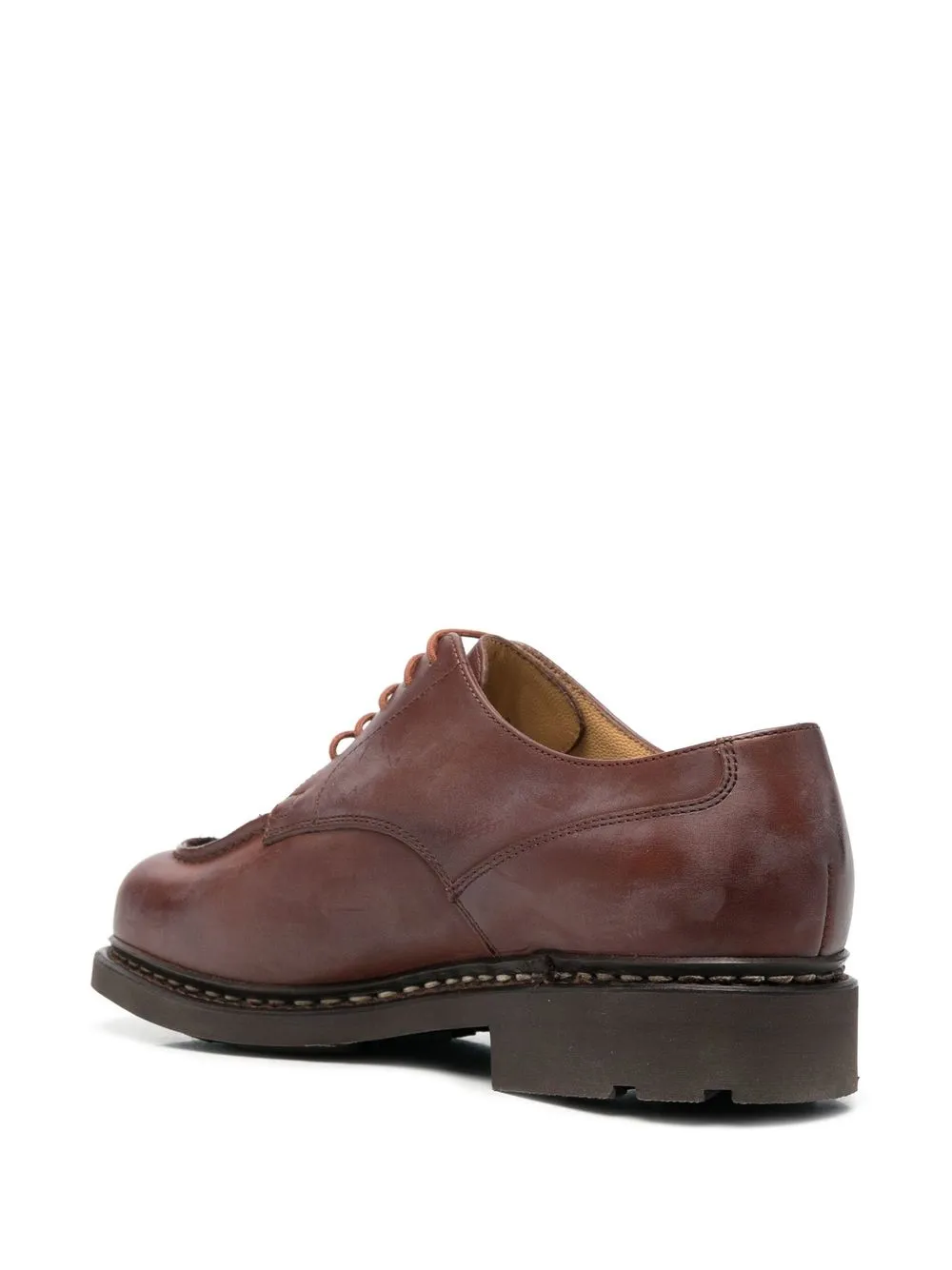 Paraboot Chambord leather Derby shoes Brown