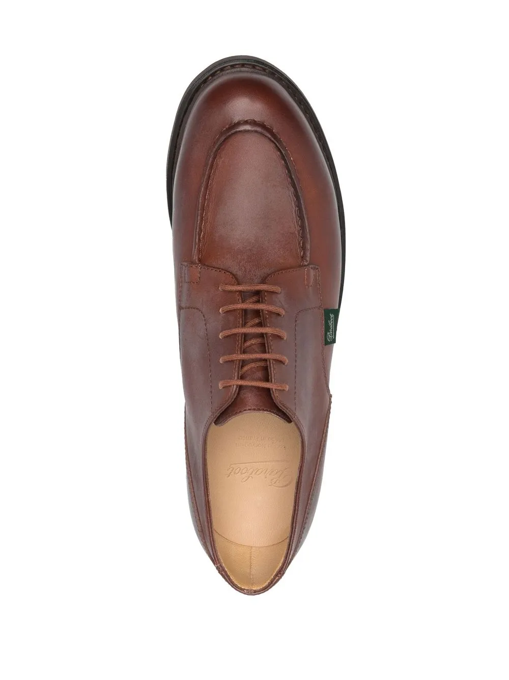 Paraboot Chambord leather Derby shoes Brown
