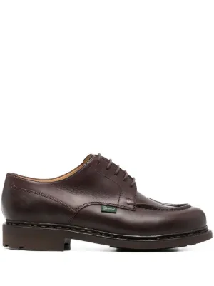 Hender Scheme Commando Blucher Leather Derby Shoes | Brown