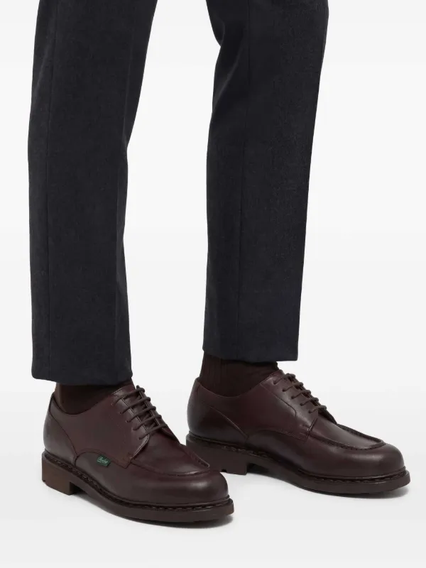Paraboot Chambord Leather Derby Shoes | Brown | FARFETCH