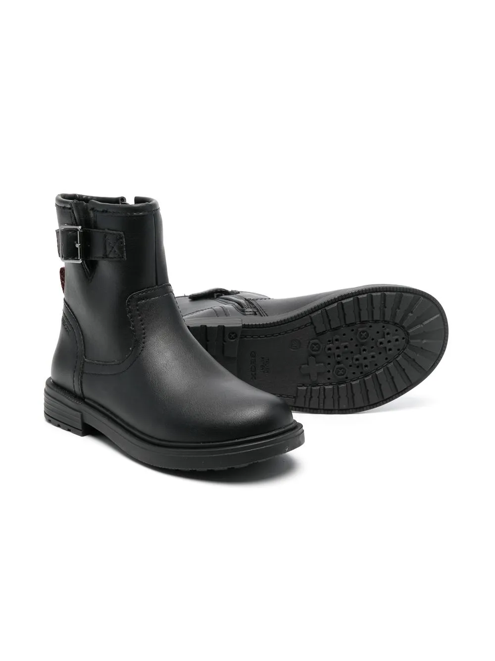 Geox Kids buckle-strap faux-leather ankle boots | Ankle Boots | Image 2