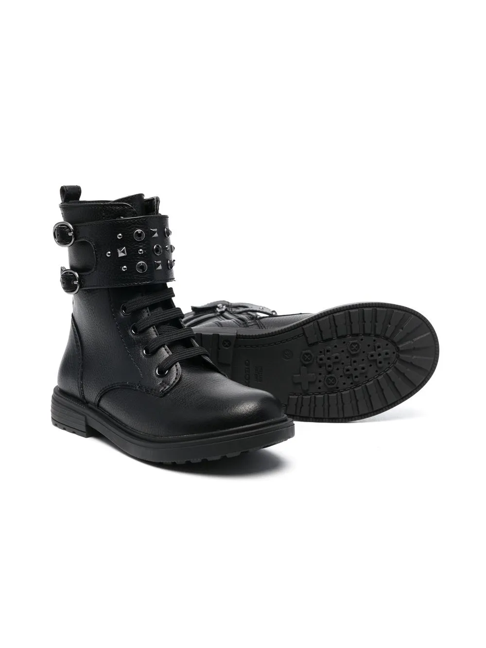 Geox Kids Eclair studded lace-up boots | Ankle Boots | Image 2