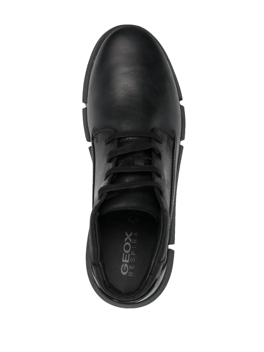 Geox Adacter Leather Boots In Black