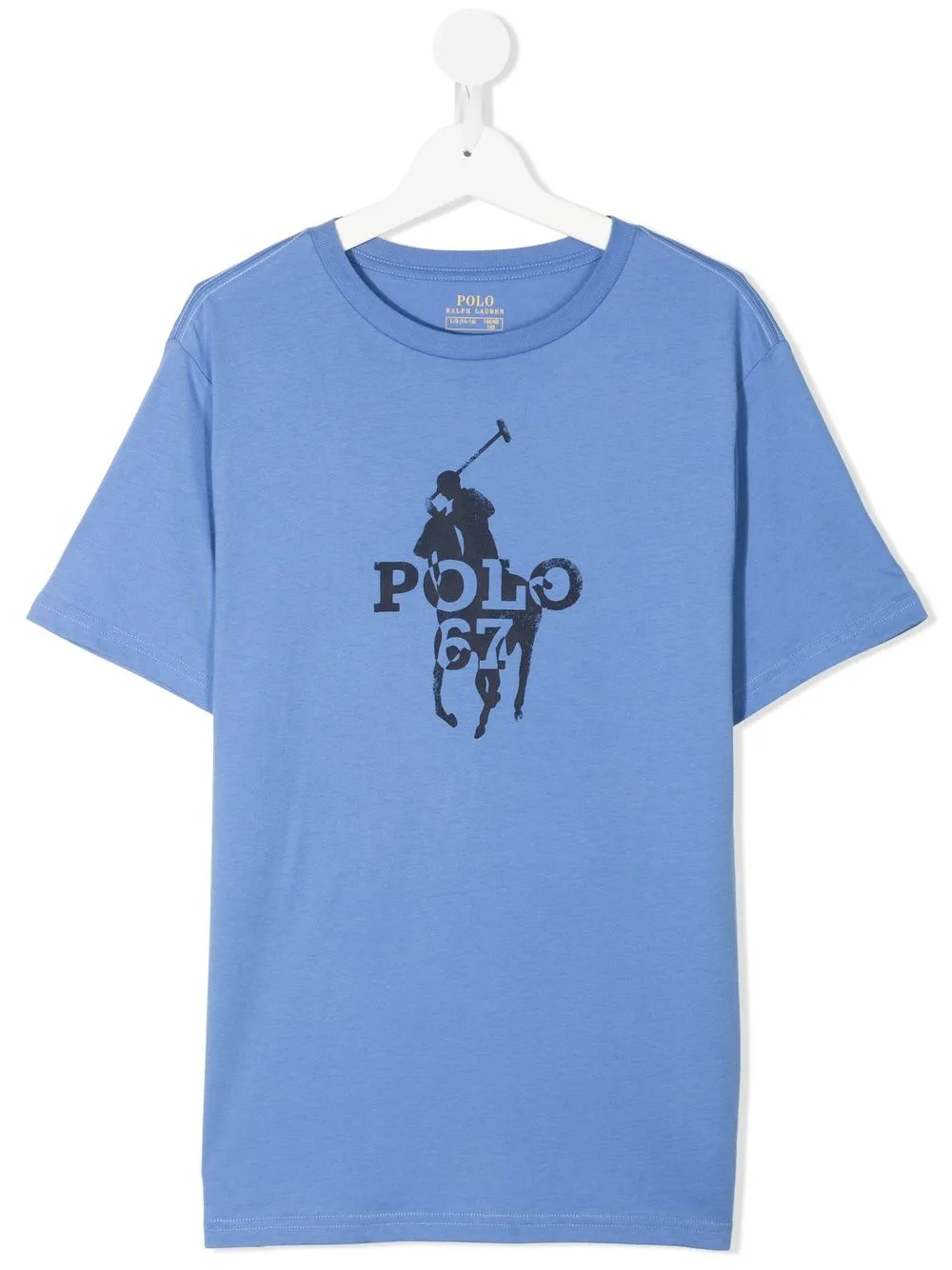 

Ralph Lauren Kids playera con logo estampado - Azul