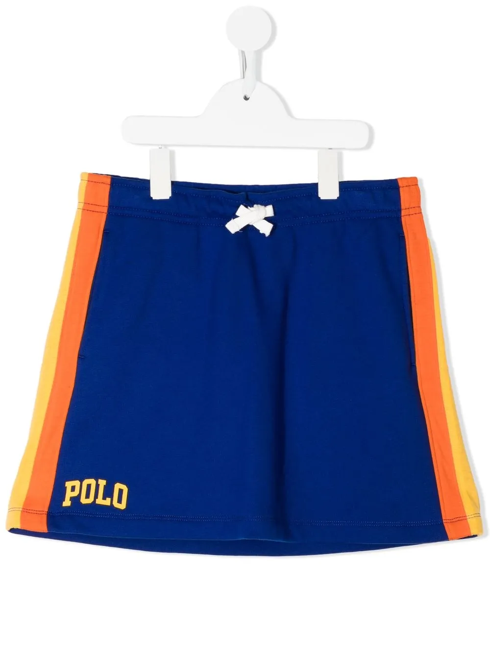 

Ralph Lauren Kids falda con logo estampado - Azul