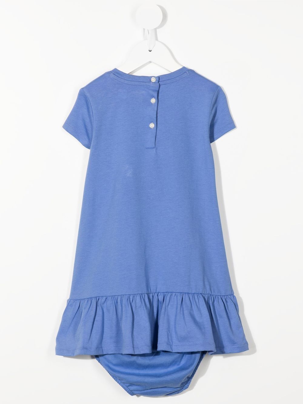 Ralph Lauren Kids T-shirtjurk met logoprint - Blauw