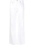 RE/DONE high-waisted flared-leg jeans - White