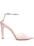 Stuart Weitzman crystal-embellished pointed pumps - Pink