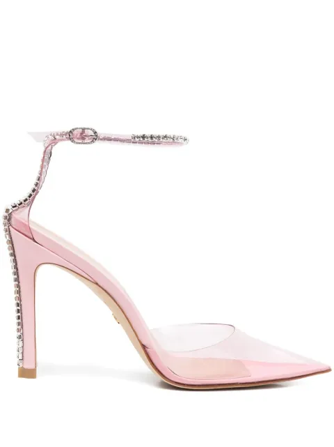 Stuart Weitzman crystal-embellished pointed pumps 