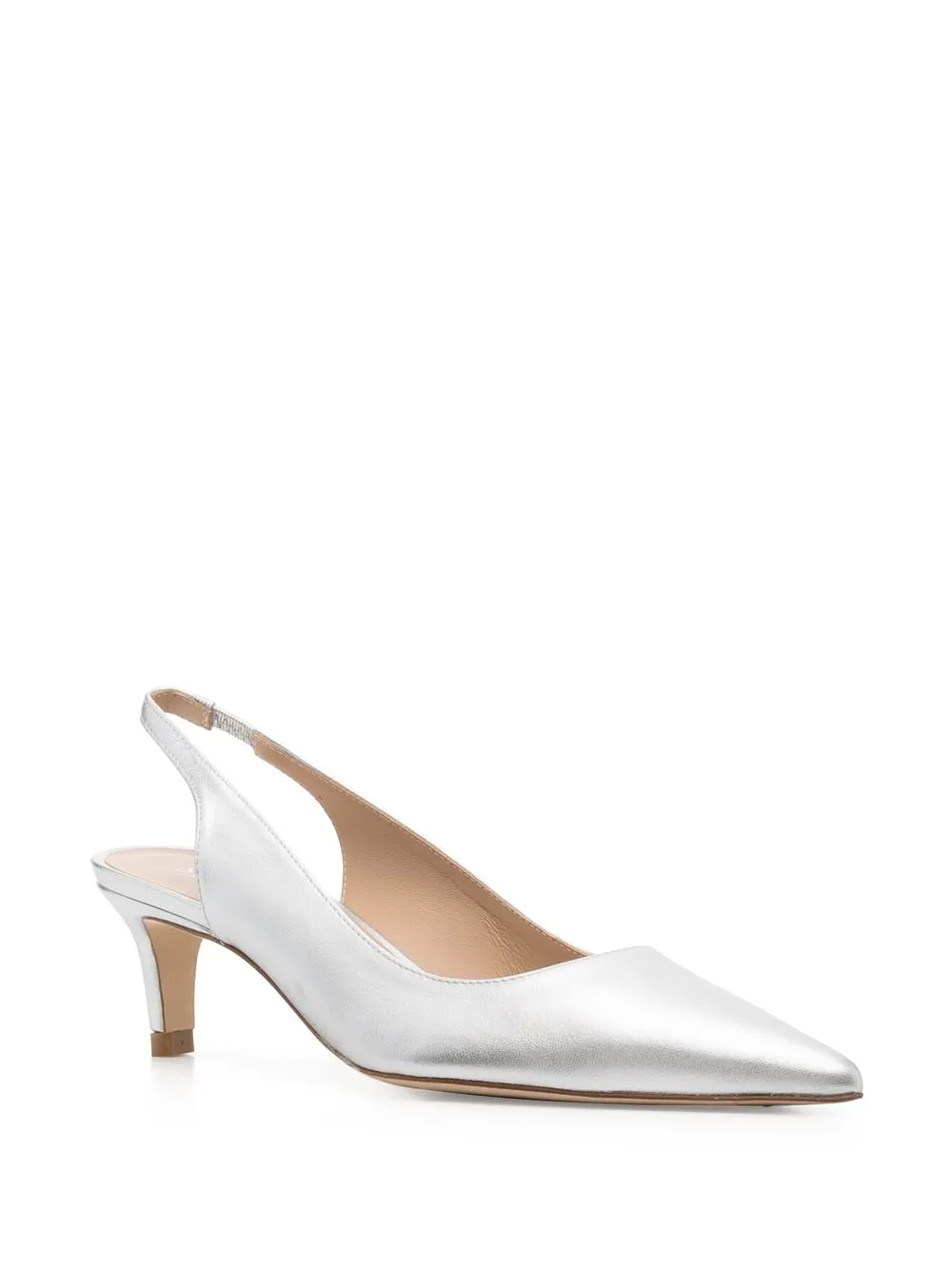 Stuart Weitzman metallic-effect Leather Pumps - Farfetch