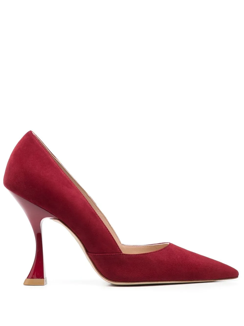 

Stuart Weitzman sandalias con tacón esculpido de 105mm - Rojo